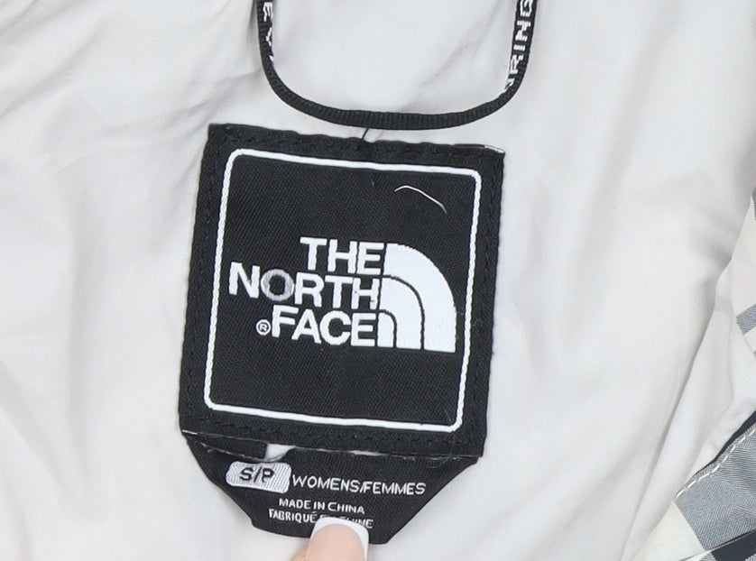 Womens UK Size S The North Face Grey Rain Coat