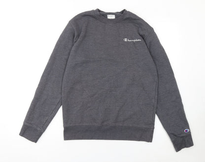 Mens UK Size S Champion Grey Pullover Sweatshirt