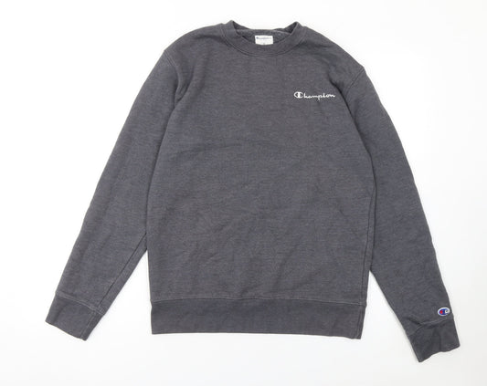 Mens UK Size S Champion Grey Pullover Sweatshirt