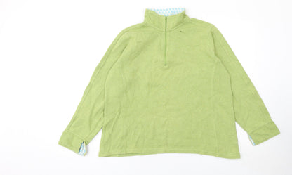 Womens UK Size L Orvis Green Full Zip Jumper