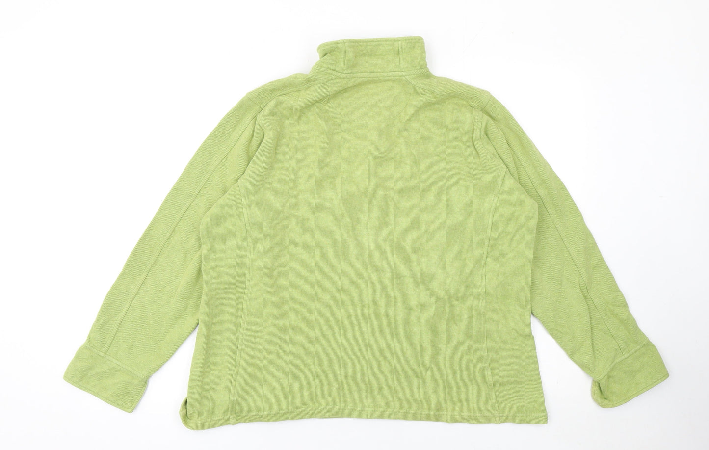 Womens UK Size L Orvis Green Full Zip Jumper