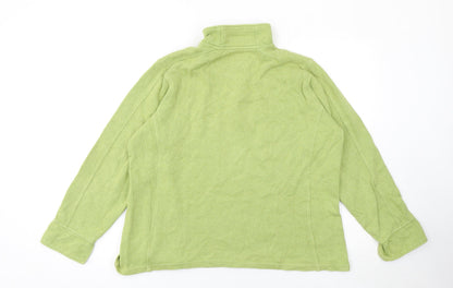 Womens UK Size L Orvis Green Full Zip Jumper