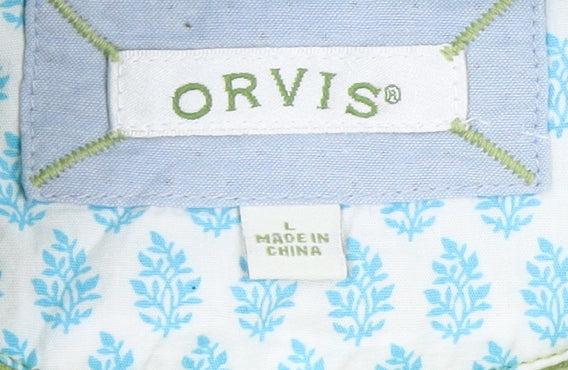 Womens UK Size L Orvis Green Full Zip Jumper