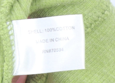 Womens UK Size L Orvis Green Full Zip Jumper