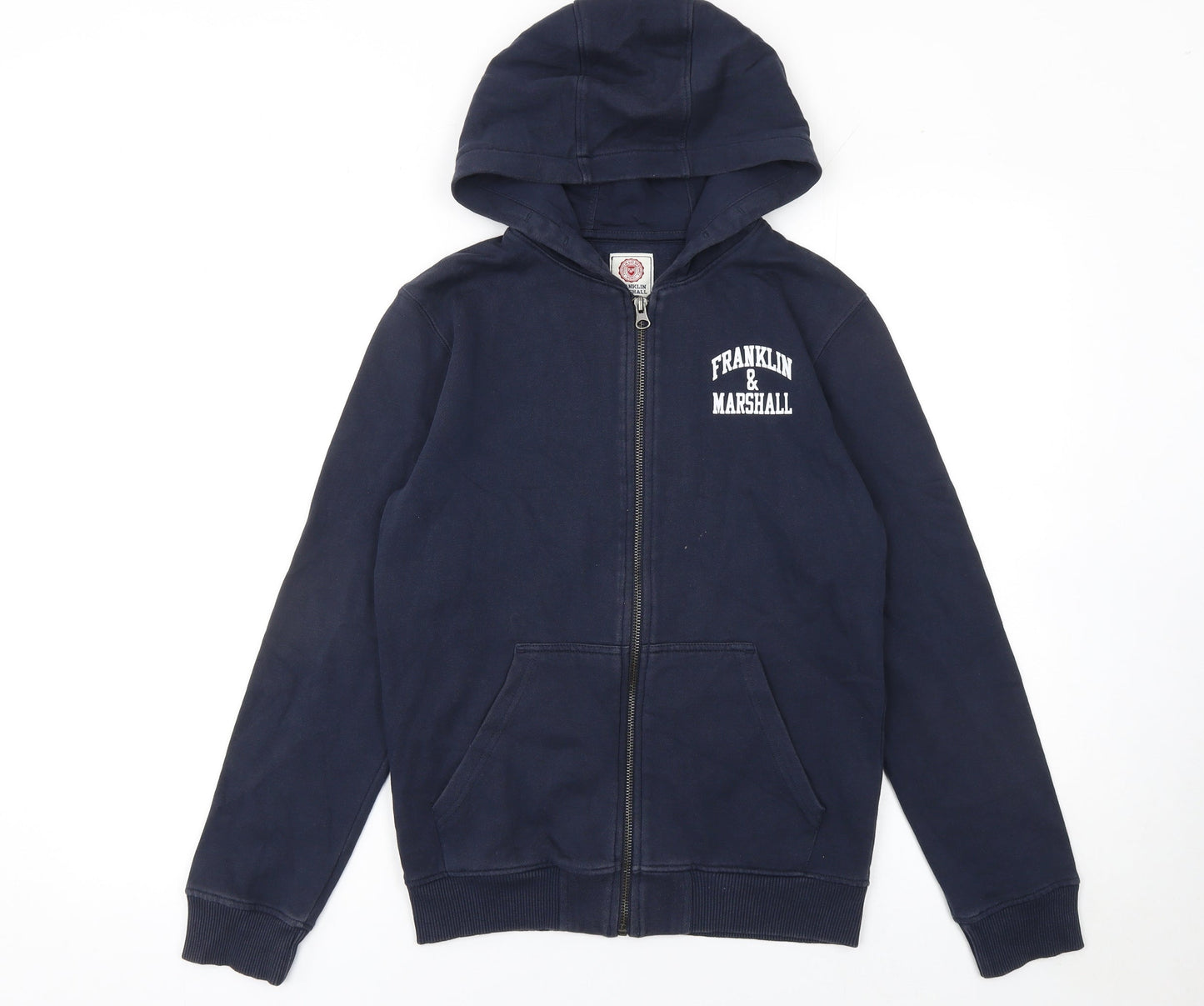 Boys UK Size 12-13 Years Franklin & Marshall Blue Full Zip Hoodie