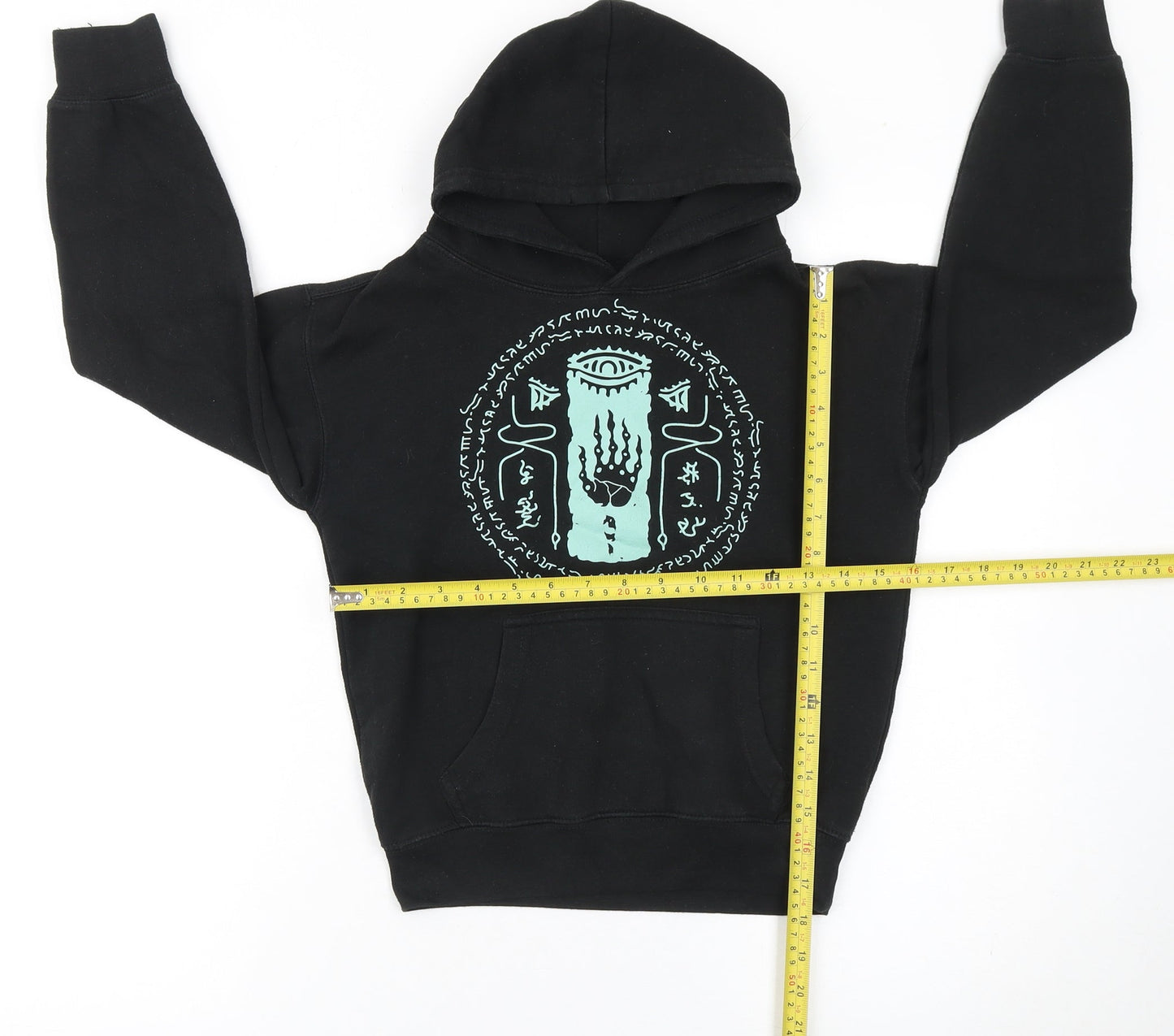 Boys UK Size 5-6 Years Club Classic Black Pullover Hoodie