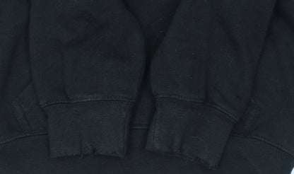 Boys UK Size 5-6 Years Club Classic Black Pullover Hoodie
