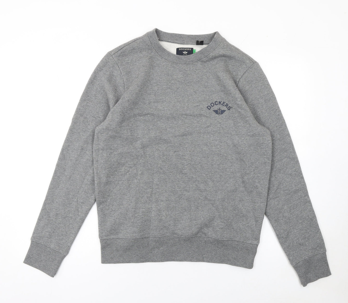 Mens UK Size S DOCKERS Grey Pullover Sweatshirt
