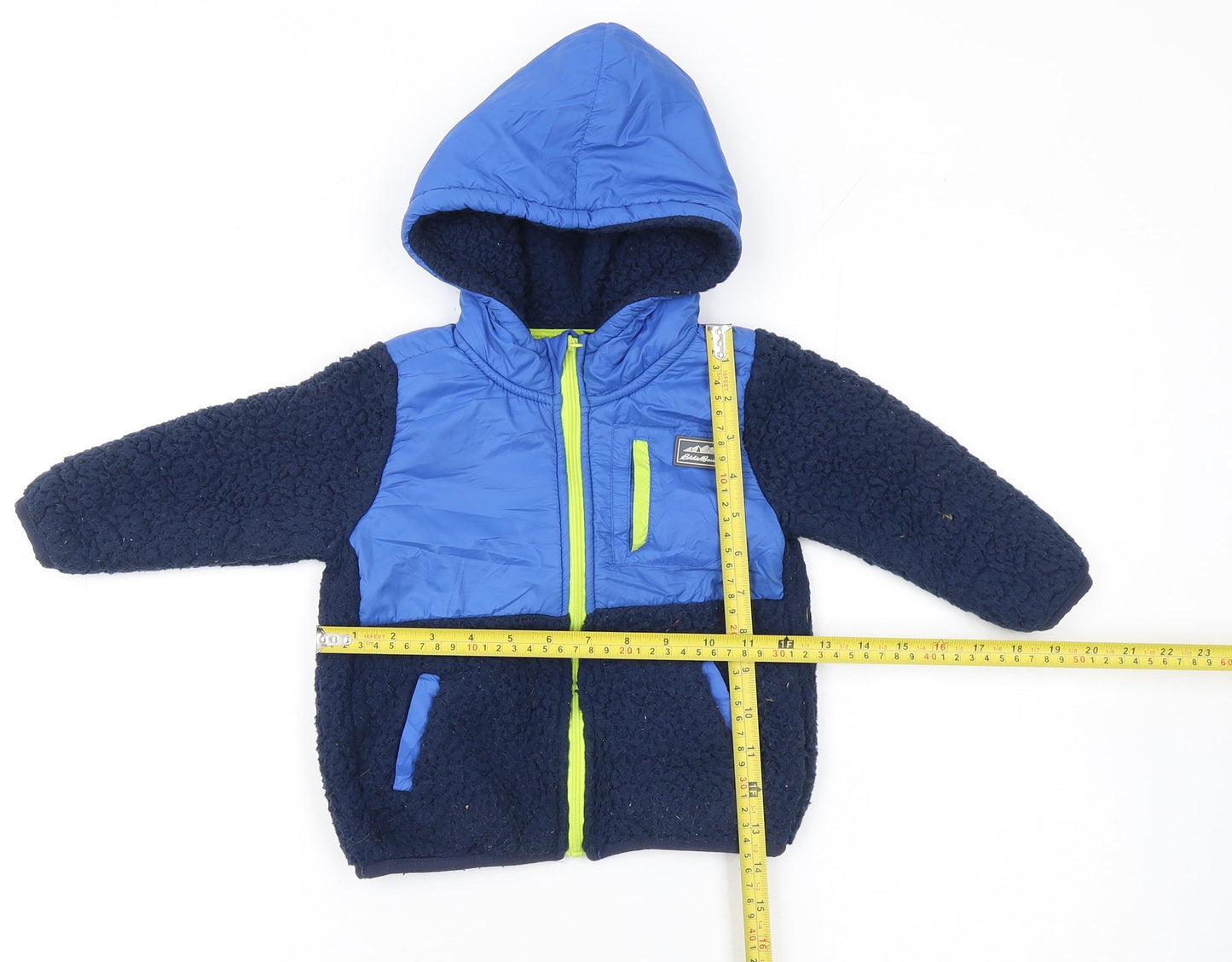 Boys UK Size 2 Years Eddie Bauer Blue Puffer Jacket