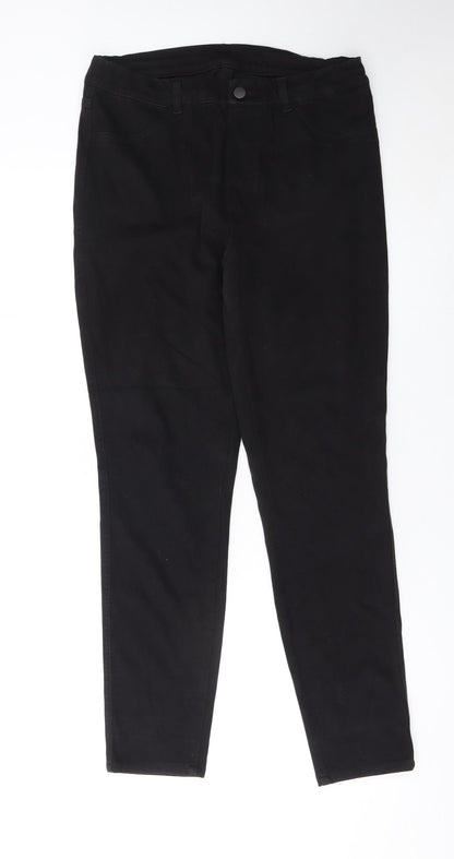 Uniqlo Women’s Black Skinny Jeans Size L Slim Fit Denim