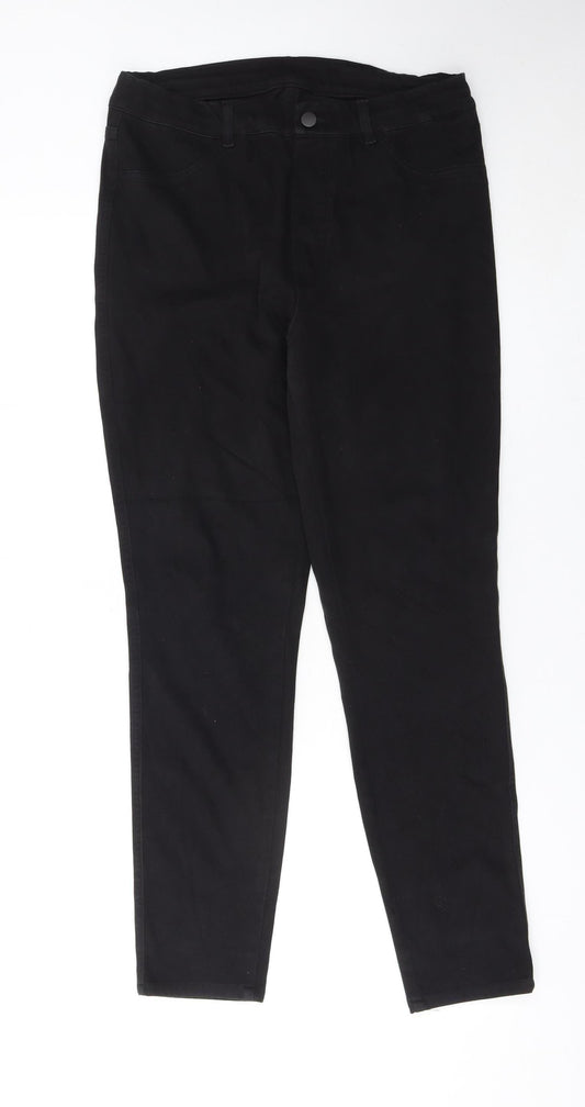 Uniqlo Women’s Black Skinny Jeans Size L Slim Fit Denim