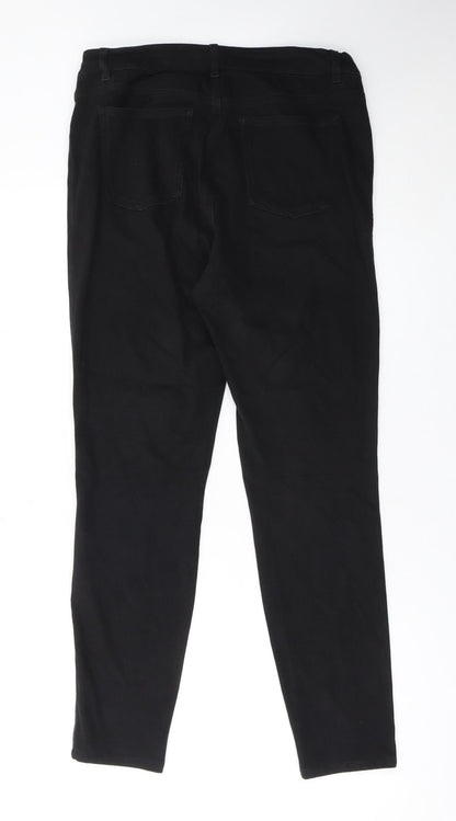 Uniqlo Women’s Black Skinny Jeans Size L Slim Fit Denim