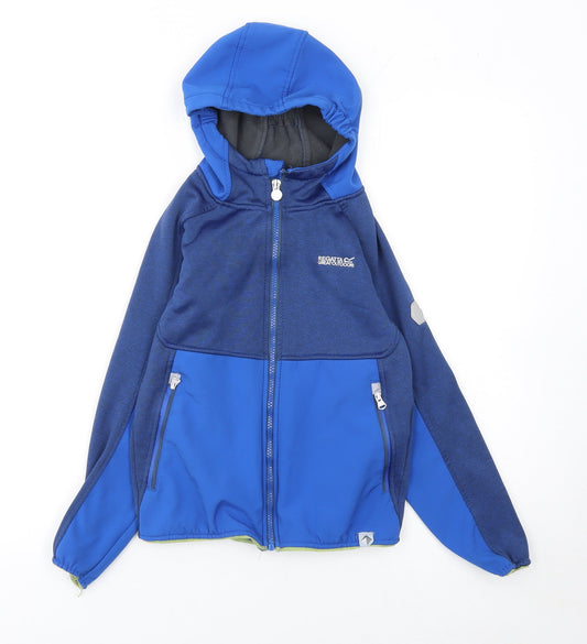 Boys UK Size 9-10 Years Regatta Blue Softshell