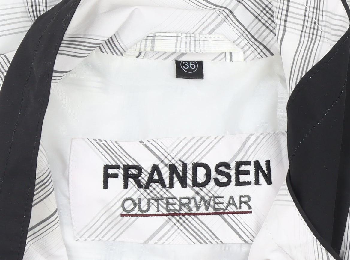 Womens UK Size 8 Frandsen White Rain Coat