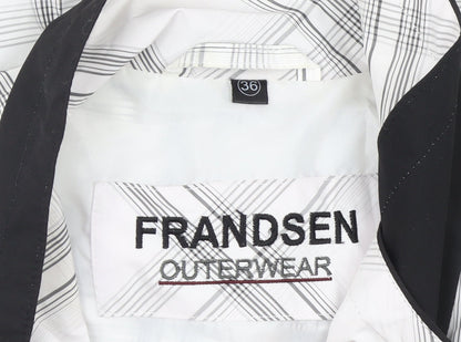 Womens UK Size 8 Frandsen White Rain Coat