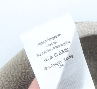 George Boys Beige Fleece 1/4 Zip Pullover Sweatshirt 5-6 Years