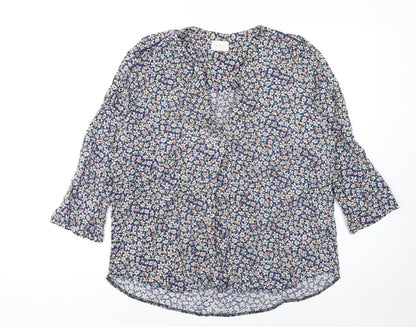 Womens UK Size L VILA Multicoloured Tunic Blouse