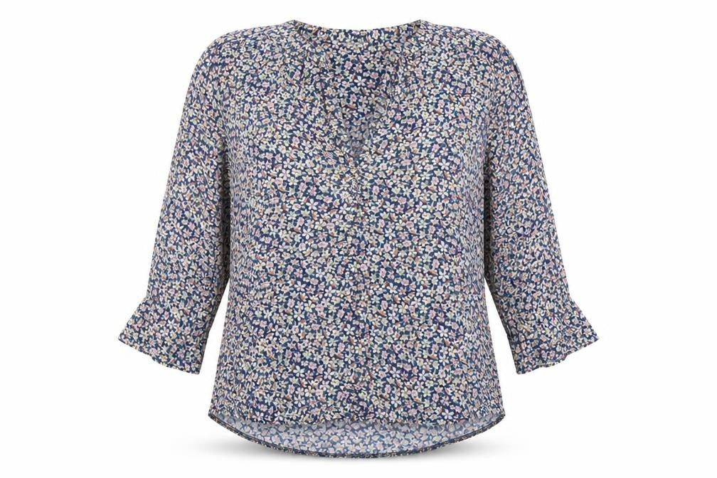 Womens UK Size L VILA Multicoloured Tunic Blouse