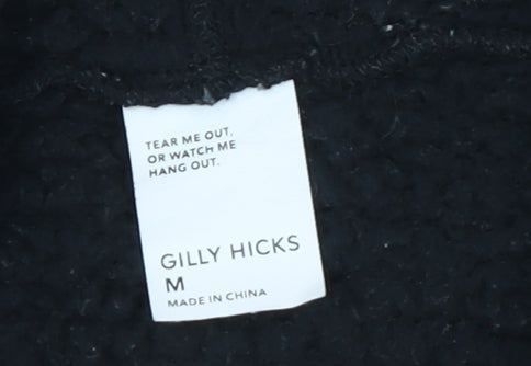 Womens UK Size M Gilly Hicks Black Pullover Hoodie