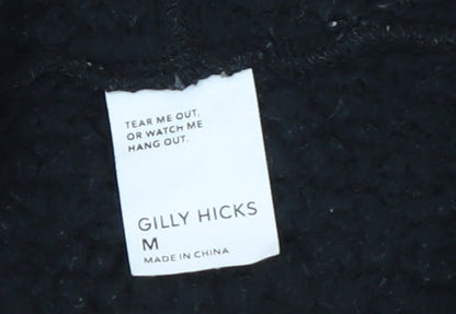 Womens UK Size M Gilly Hicks Black Pullover Hoodie