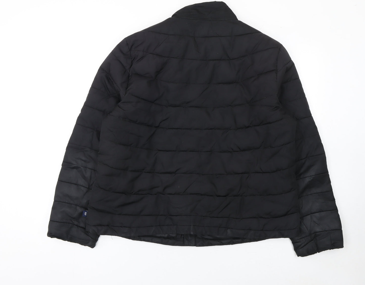 GAP Women's Black XL Puffer Jacket Water Resistant Lined