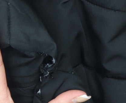 GAP Women's Black XL Puffer Jacket Water Resistant Lined