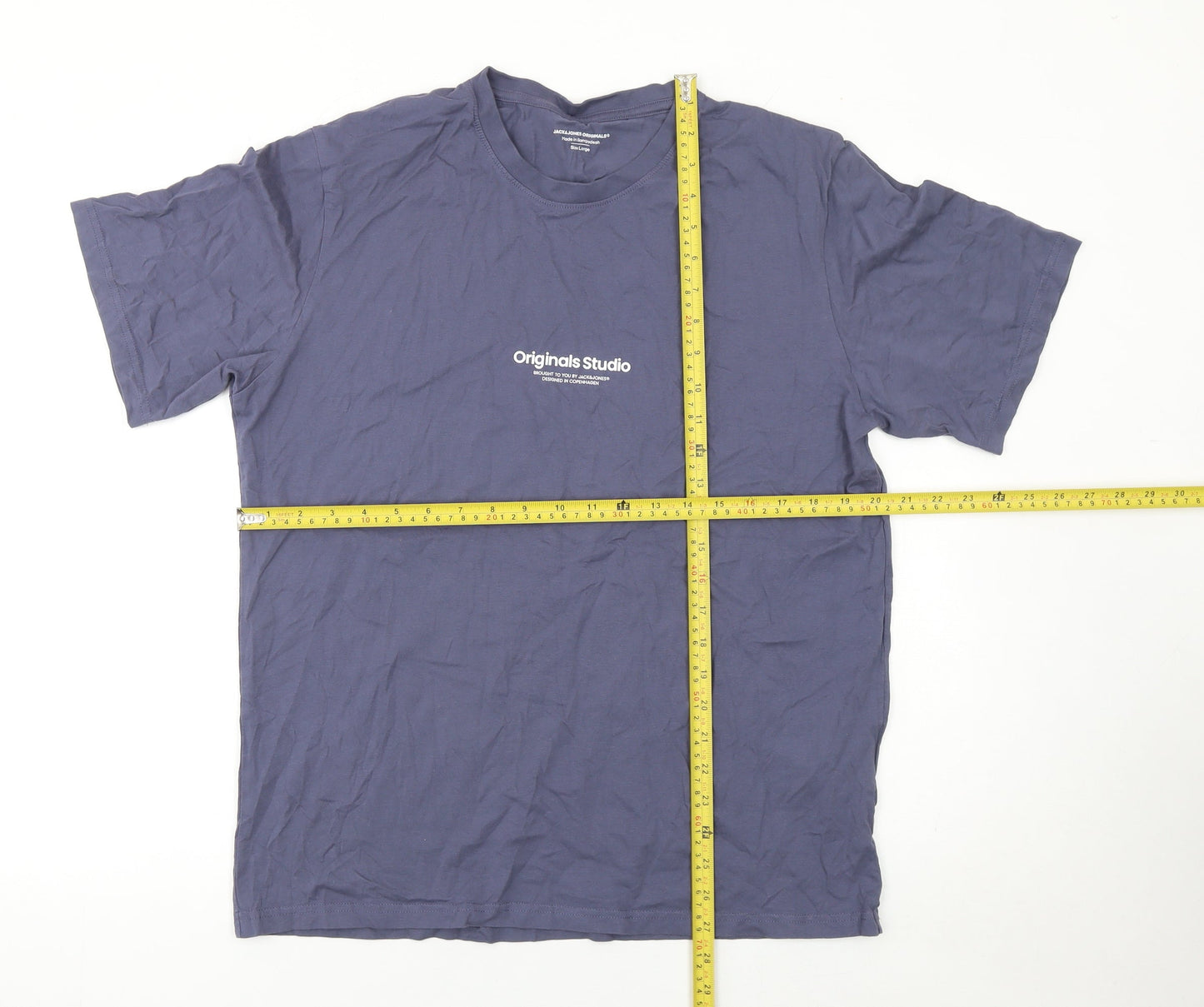 Mens UK Size L JACK & JONES Blue  T-Shirt