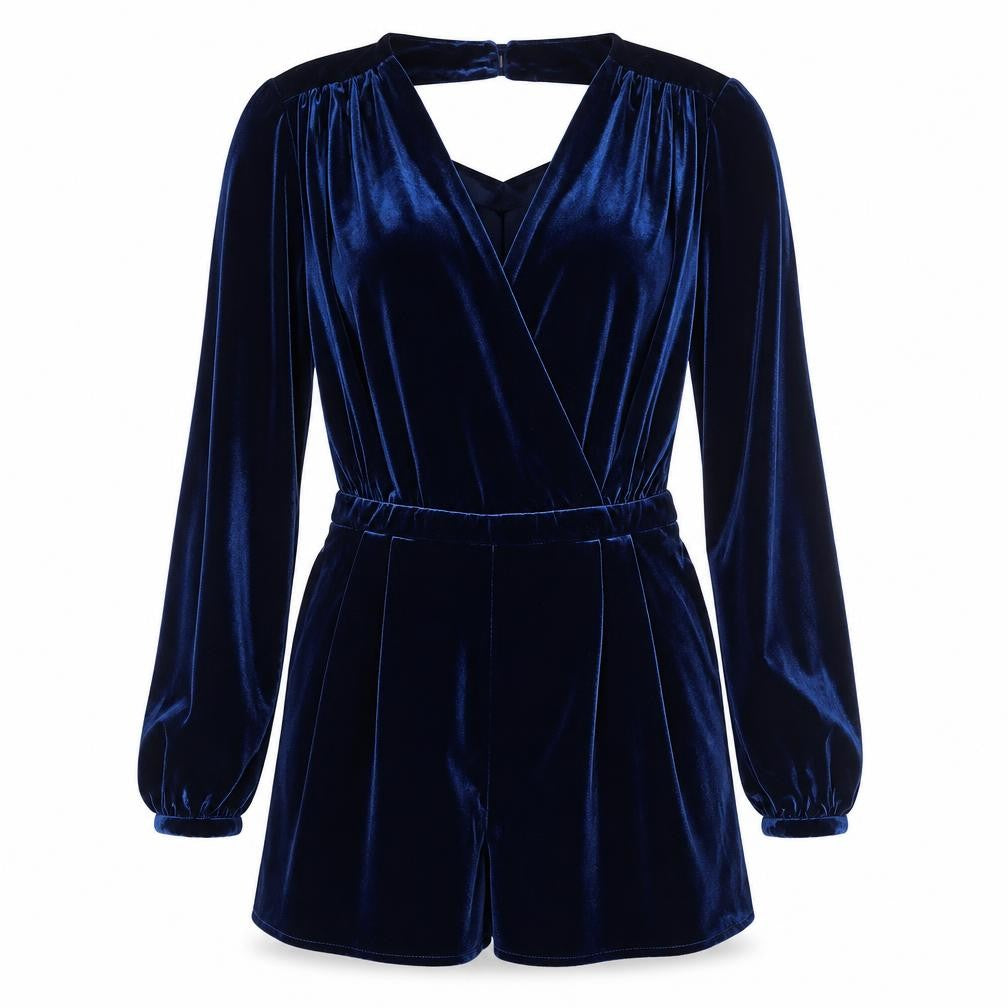 Womens UK Size 12 Topshop One-Piece Blue Playsuit