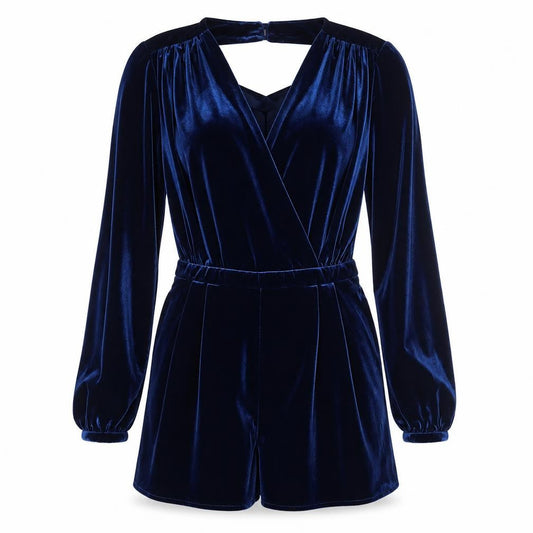Womens UK Size 12 Topshop One-Piece Blue Playsuit