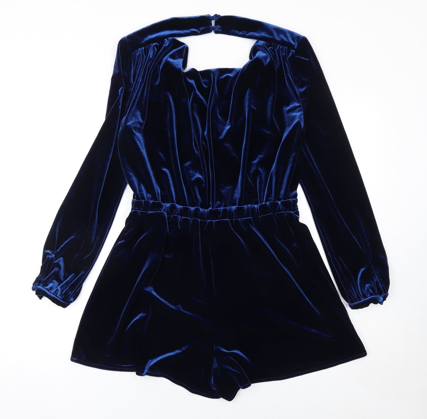 Womens UK Size 12 Topshop One-Piece Blue Playsuit