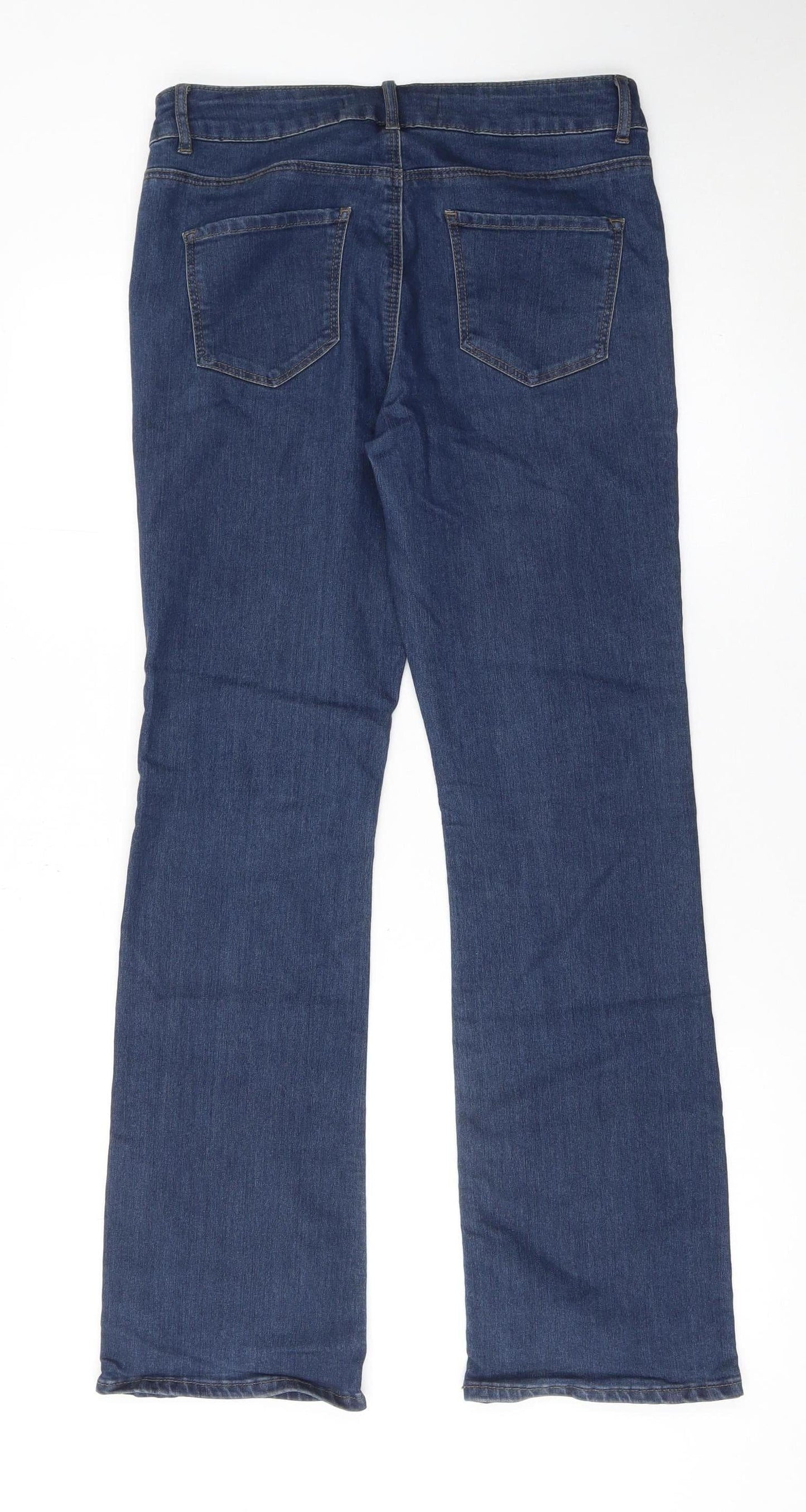 George Women's Blue Bootcut Regular Fit Denim Jeans Size 10