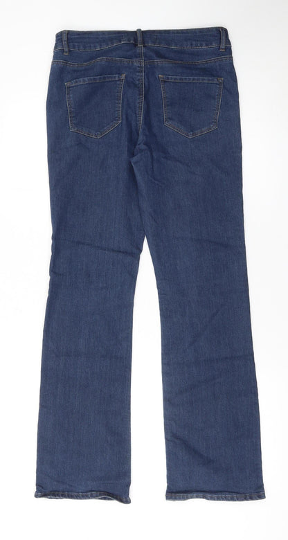 George Women's Blue Bootcut Regular Fit Denim Jeans Size 10