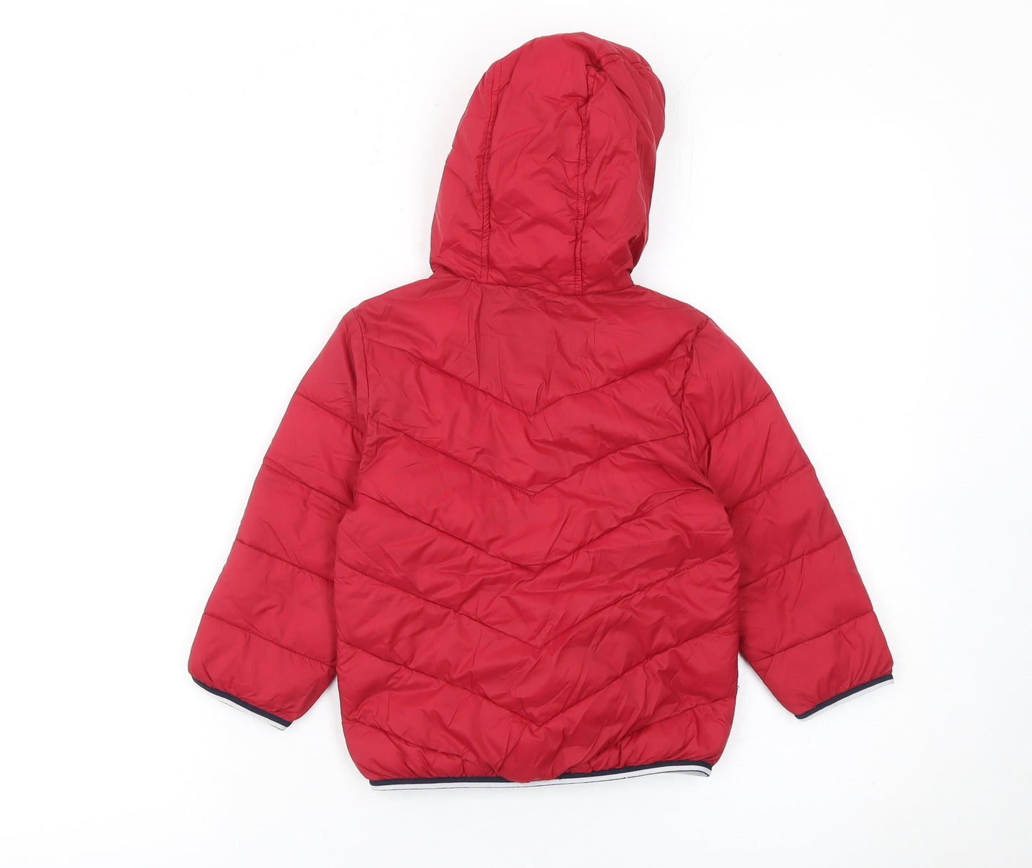 Mayoral Unisex Baby Red Puffer Jacket 18-24 Months Hooded Quilted Coat