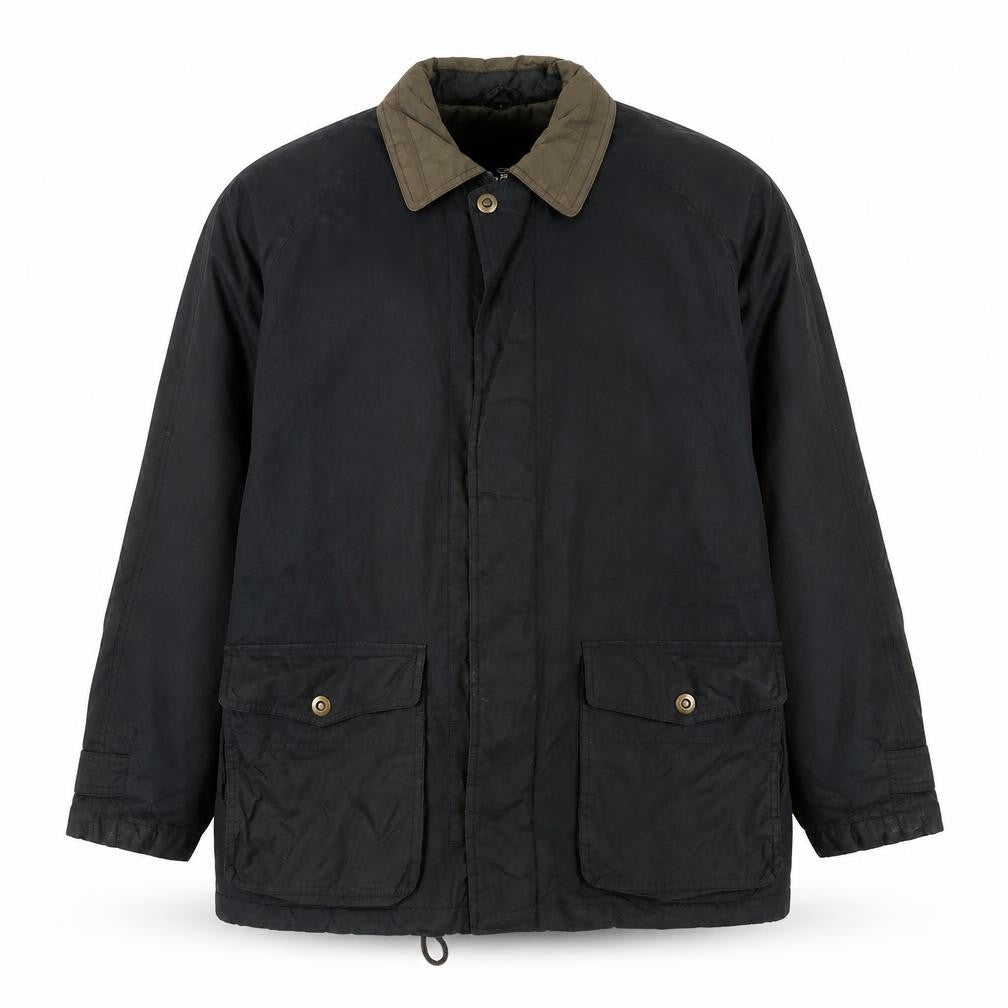 Mens UK Size S Matchplay Black Parka Coat