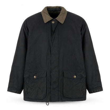 Mens UK Size S Matchplay Black Parka Coat