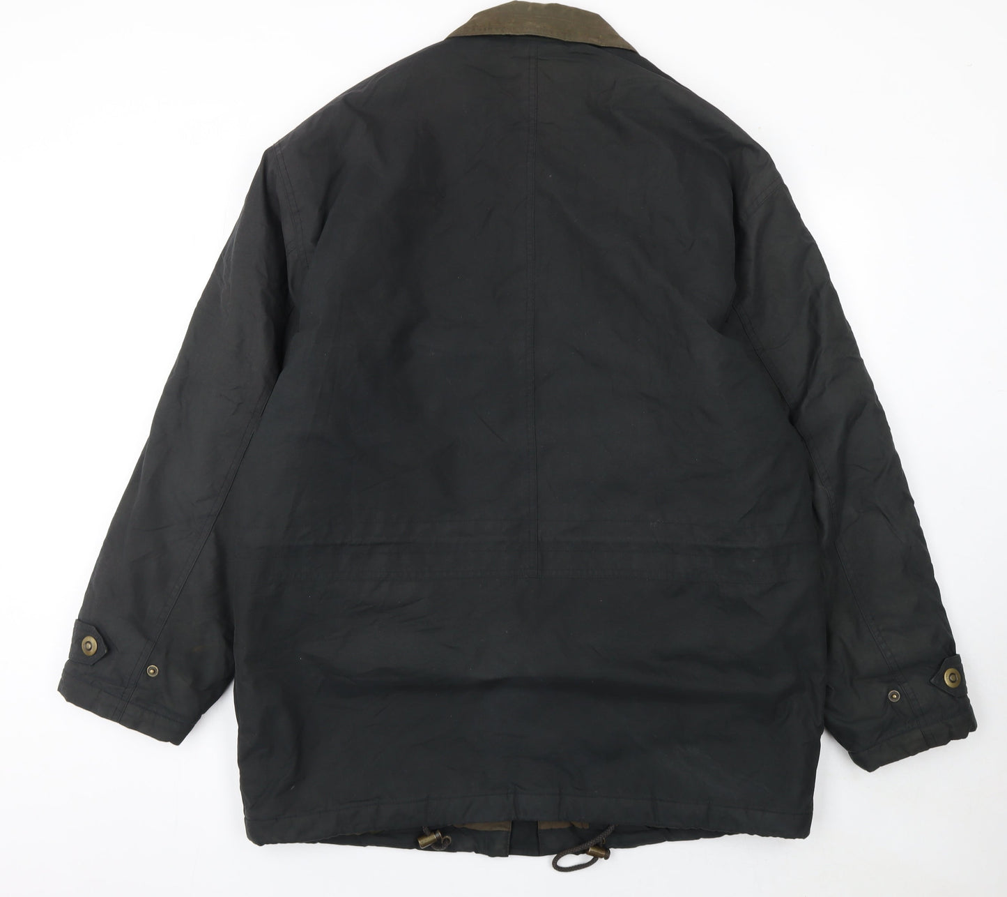 Mens UK Size S Matchplay Black Parka Coat