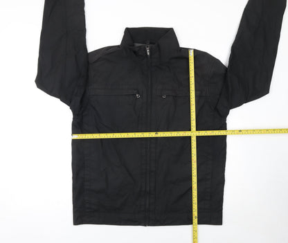 Mens UK Size M Marks and Spencer Black Basic Jacket