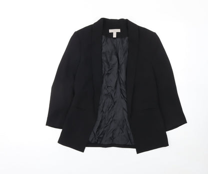 H&M Women's Black Petite 4P Shawl Collar Tailored Blazer