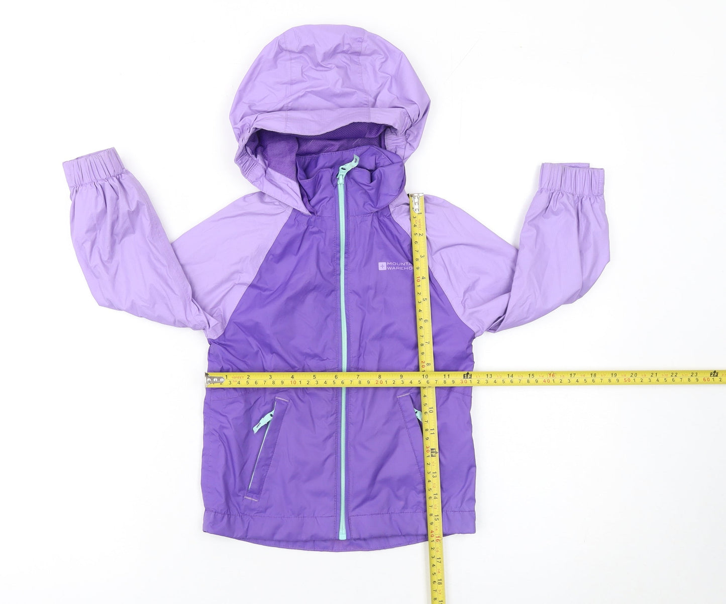 Girls UK Size 3-4 Years Mountain Warehouse Purple Rain Coat