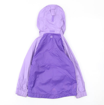 Girls UK Size 3-4 Years Mountain Warehouse Purple Rain Coat