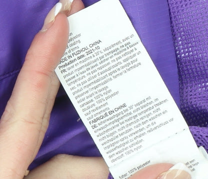 Girls UK Size 3-4 Years Mountain Warehouse Purple Rain Coat