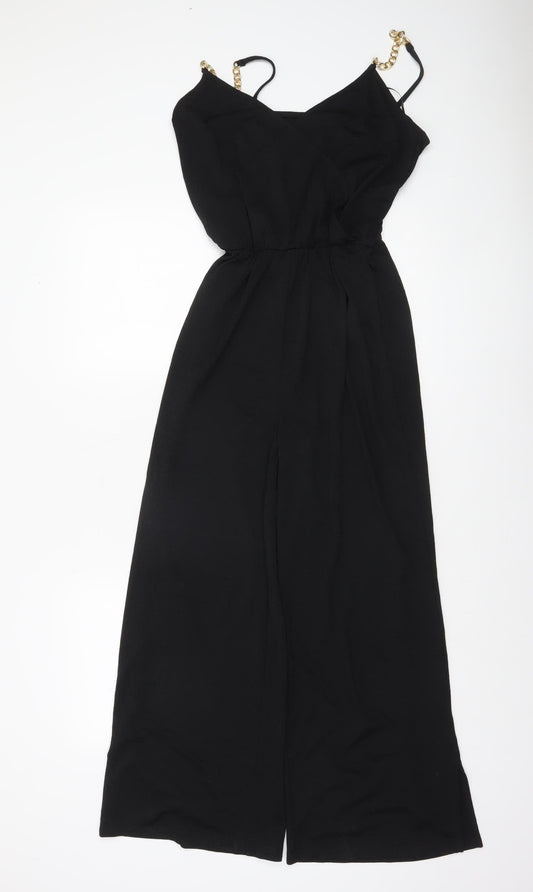 Womens UK Size S Dunnes Stores One-Piece Black Jumpsuit