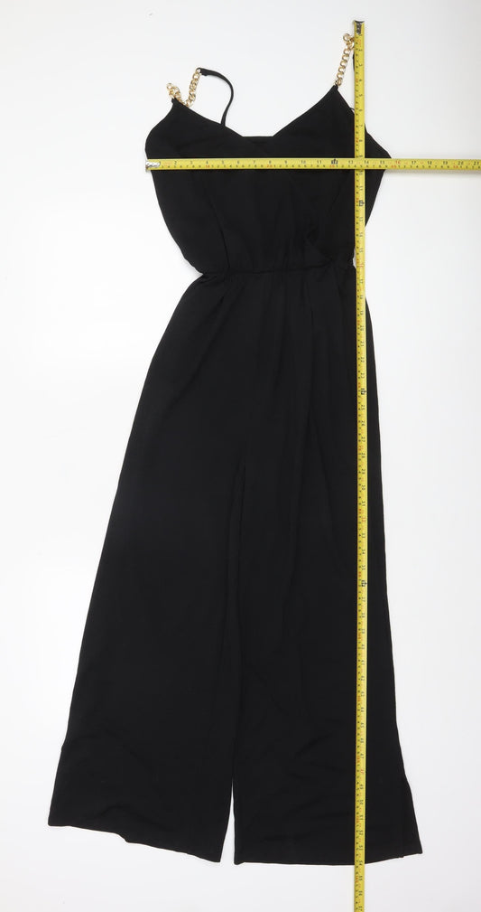 Womens UK Size S Dunnes Stores One-Piece Black Jumpsuit