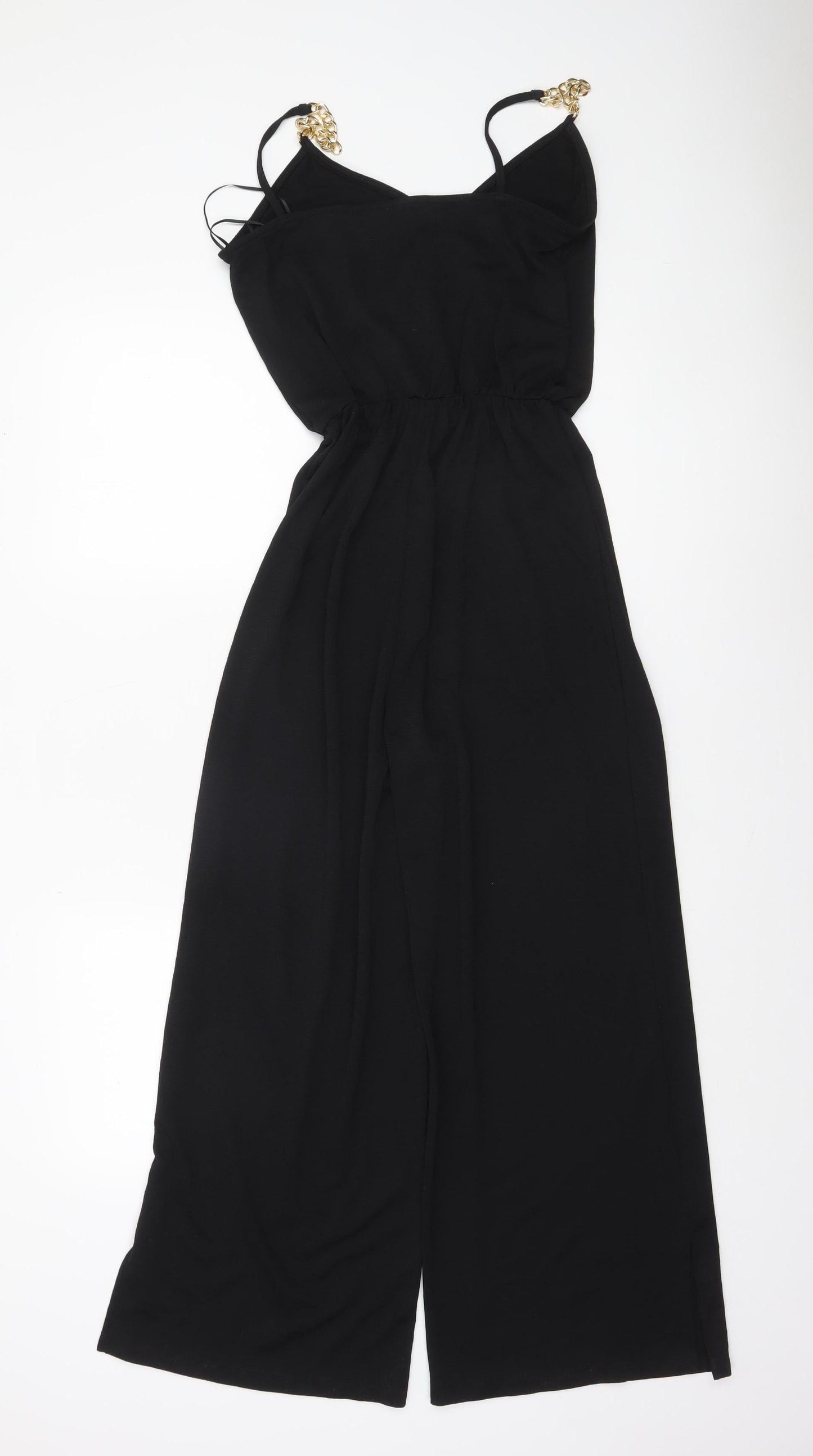 Womens UK Size S Dunnes Stores One-Piece Black Jumpsuit