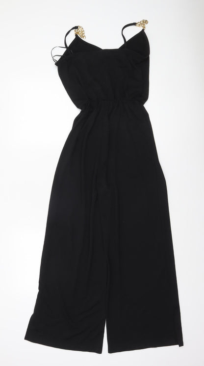 Womens UK Size S Dunnes Stores One-Piece Black Jumpsuit