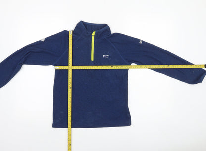 Regatta Boys Blue Fleece 1/4 Zip Outdoor Sweatshirt 11-12 Years