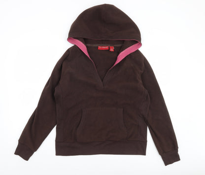 Womens UK Size L B.U.M. Equipment Brown Pullover Hoodie