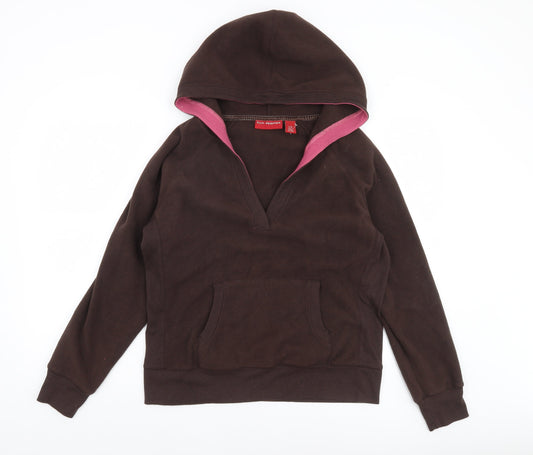 Womens UK Size L B.U.M. Equipment Brown Pullover Hoodie