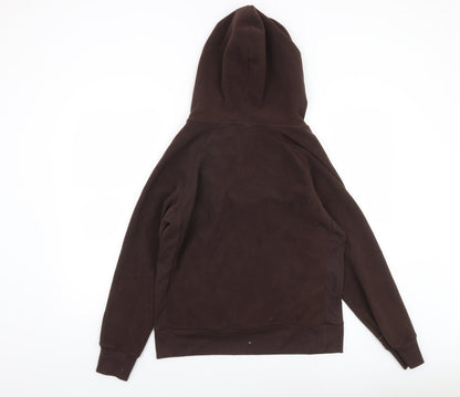Womens UK Size L B.U.M. Equipment Brown Pullover Hoodie