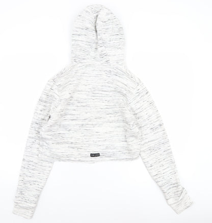 Womens UK Size 10 Pink Soda Sport Grey Pullover Hoodie